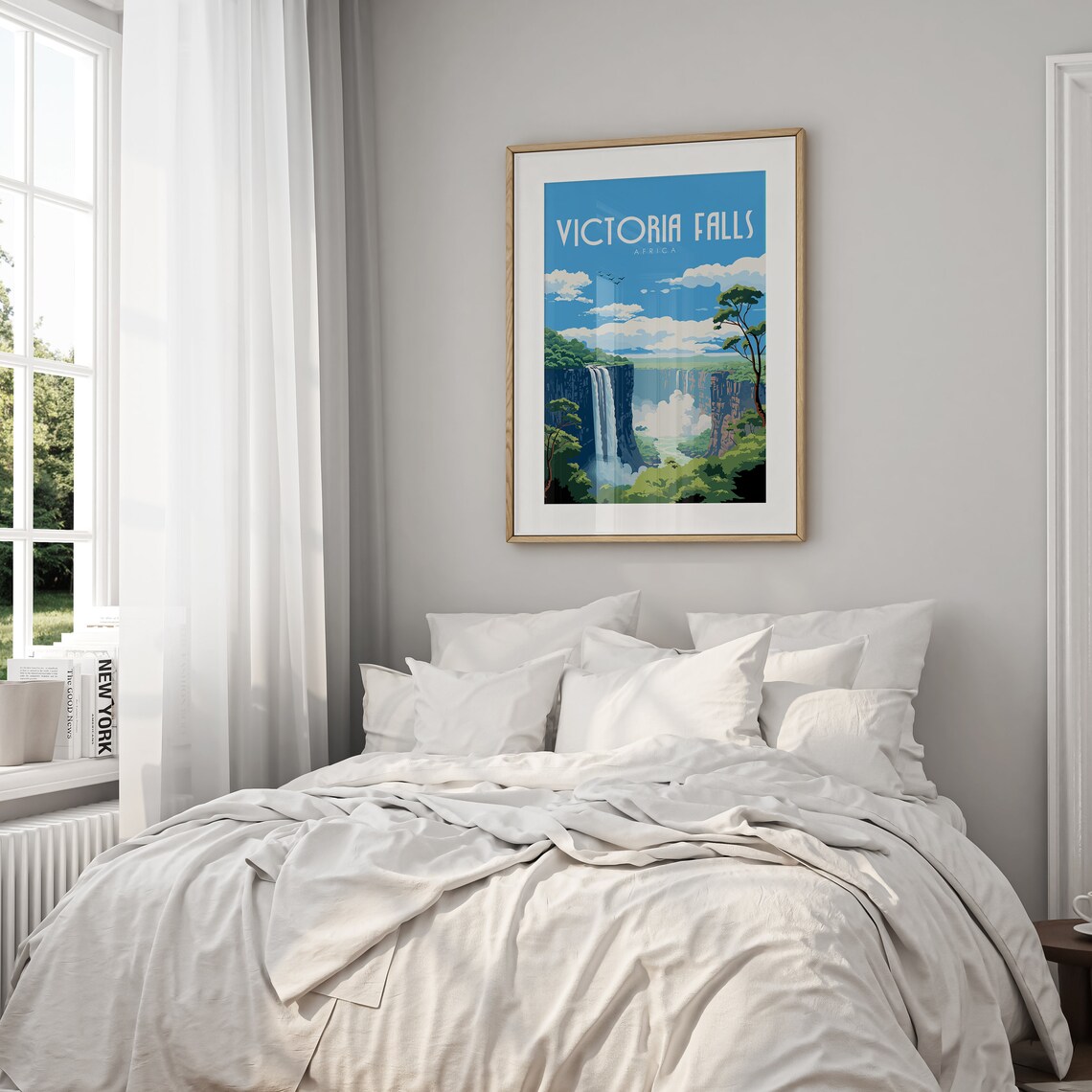 Victoria Falls Africa Waterfall Jungle Adventure Travel Poster - Image 2