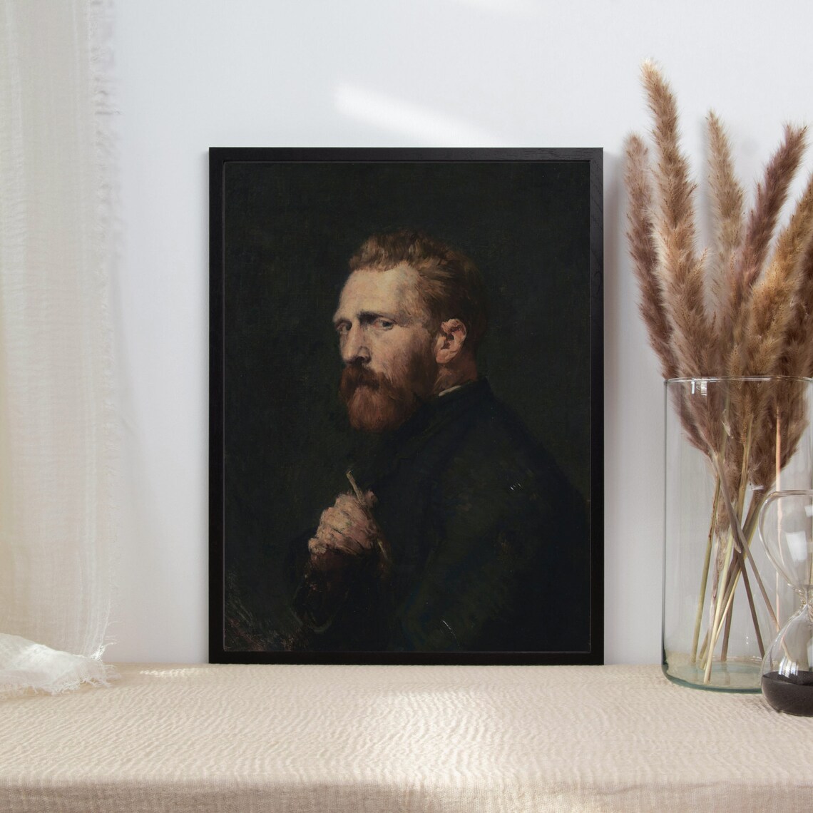 Gentleman Portrait, Vintage Oil Painting Art Print - Image 2