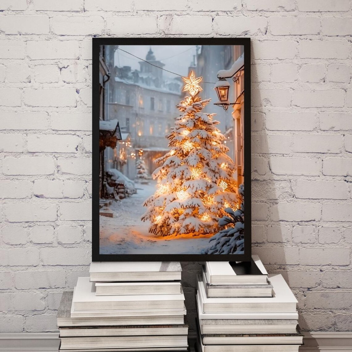 Winter Christmas Tree Classic Photograph Poster - Image 3