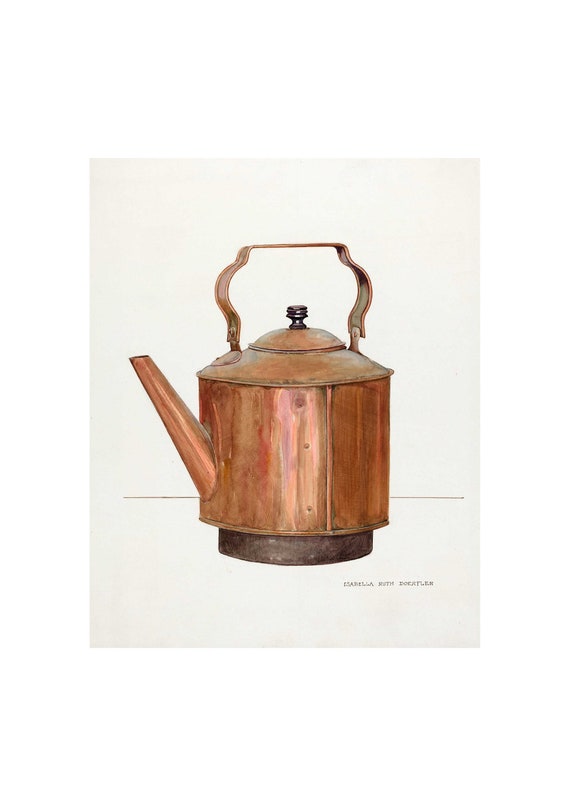 Copper Tea Kettle By Isabella Ruth Doerfler