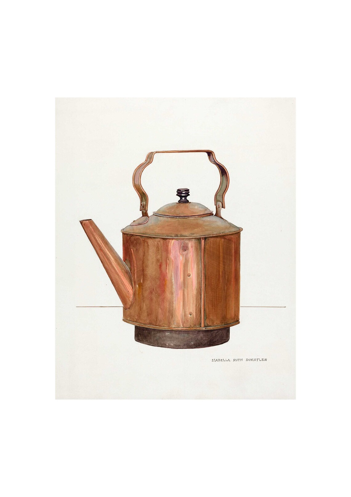Copper Tea Kettle By Isabella Ruth Doerfler