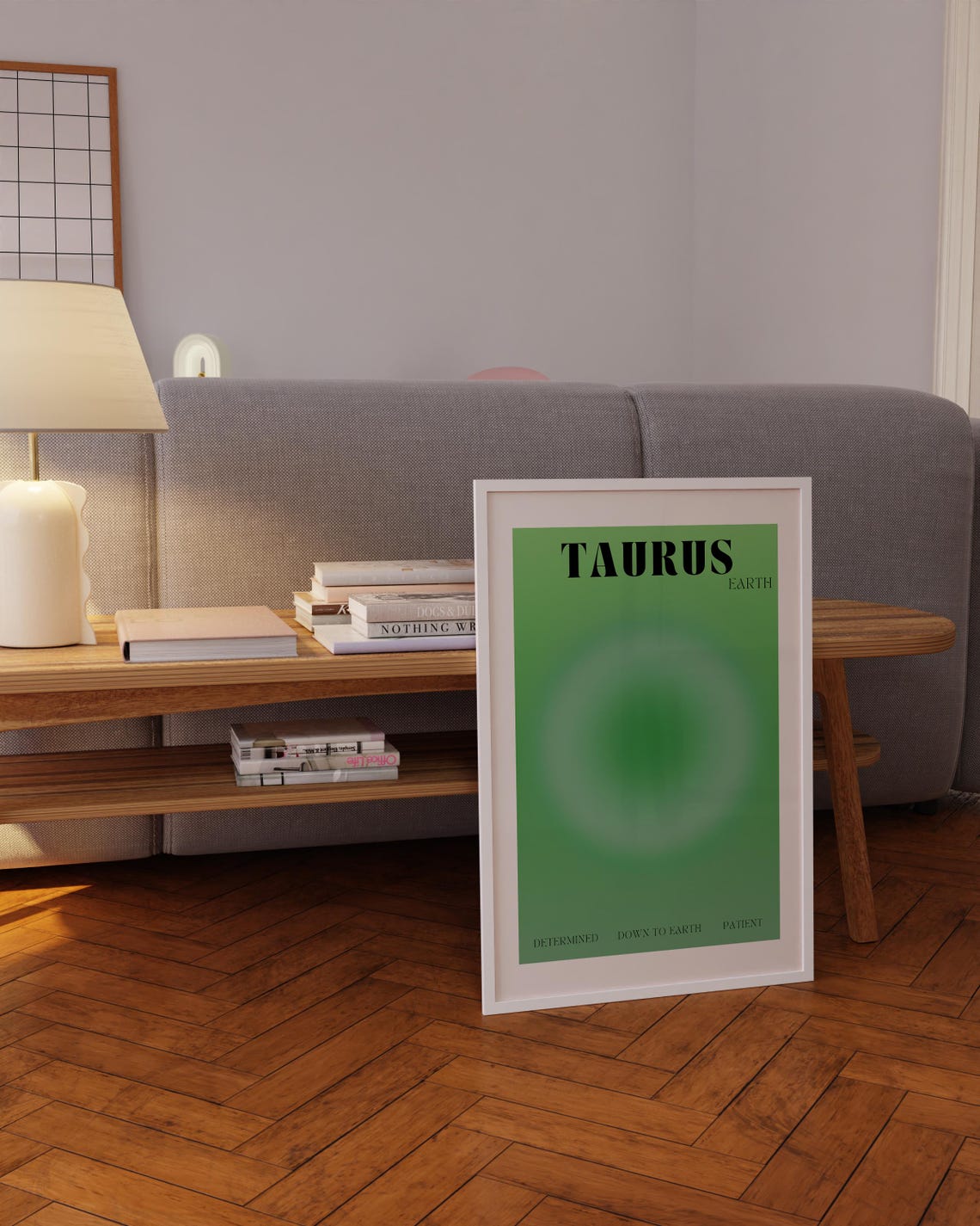 Taurus Green Aura Zodiac Sign Poster Earth Sign Astrology Wall Decor - Image 5