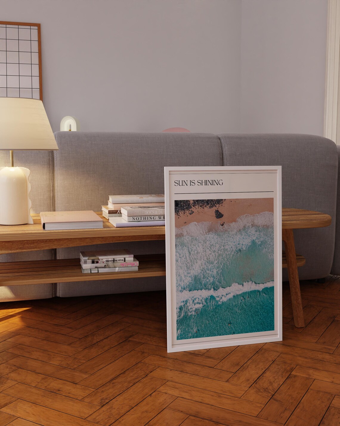 Vintage Surf Poster, Beach and Ocean Wall Art - Image 5