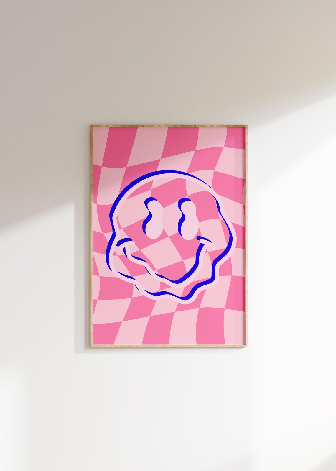 Smiley Dopamine Poster, Maximalist Wall Art Print - Image 3