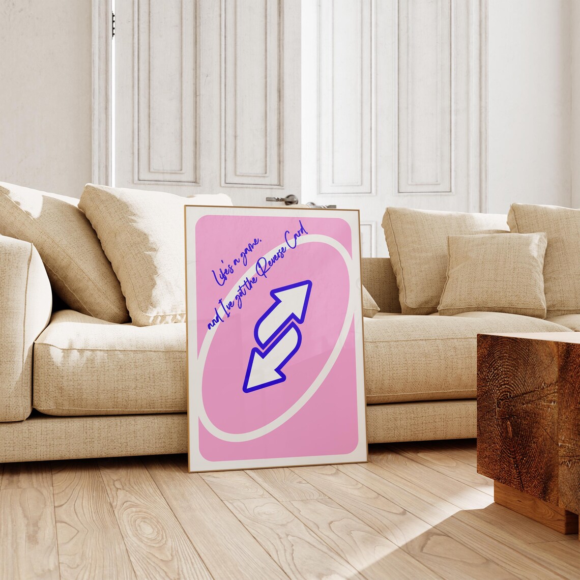 Reverse Card Dopamine Poster, Maximalist Room Decor - Image 2
