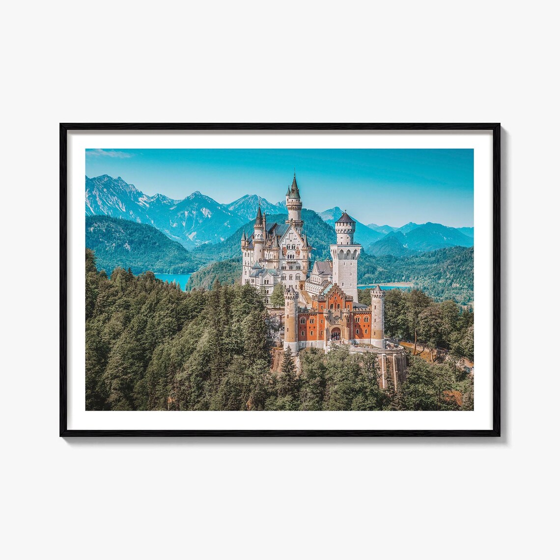 Munich Travel Street Map, City Art Print