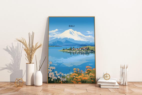 Scenic Allure Of Dali China Travel Print Poster Wall Art