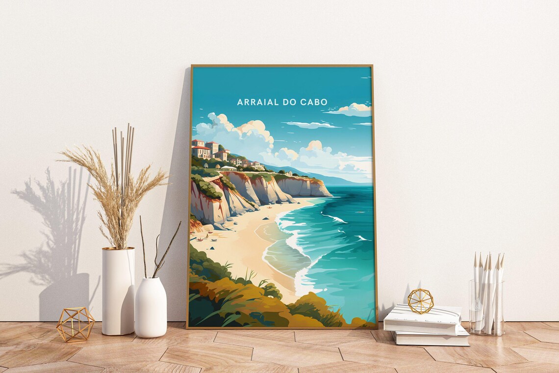 Arraial Do Cabo Rio De Janeiro Brazil Travel Print Poster Wa