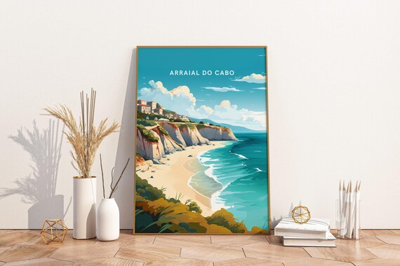 Arraial Do Cabo Rio De Janeiro Brazil Travel Print Poster Wa