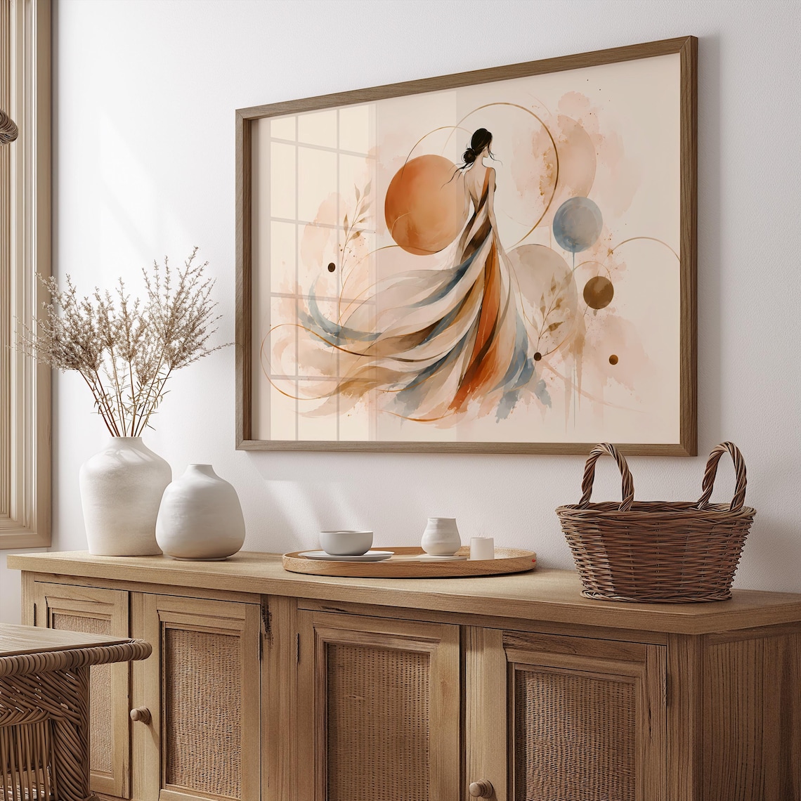 Elegantes Frauen Poster, Modernes Fashion Art Print