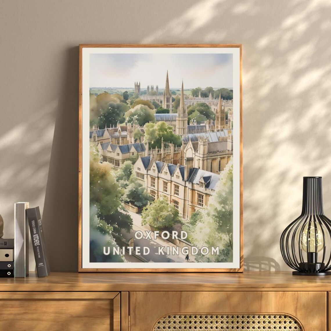 Oxford, United Kingdom Travel Poster, Historic City - Image 3