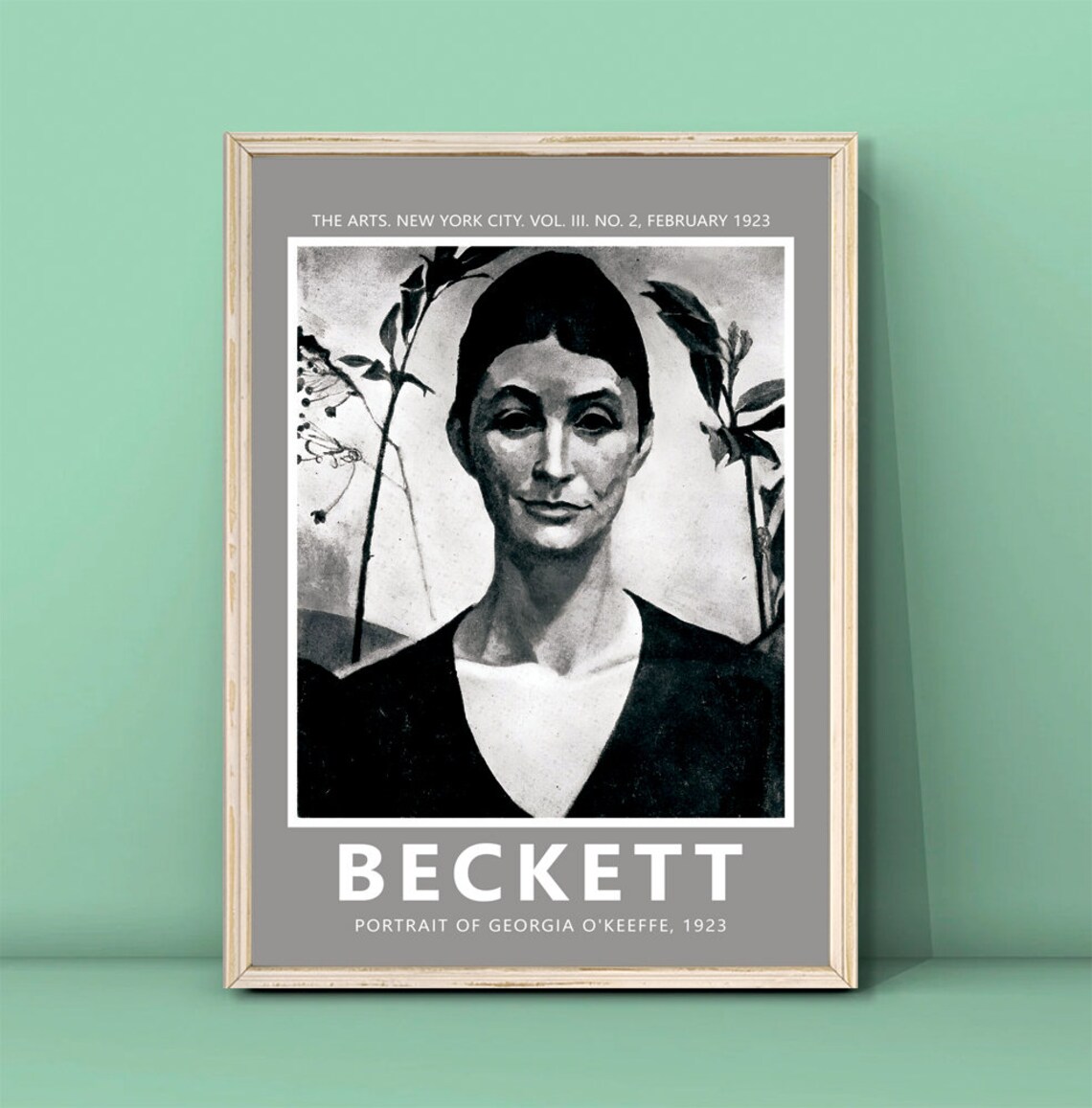 Portrait Of Georgia Okeeffe 1923 Paintings By Marion H Beckett Portrait Paintings Of Painters Black And White Print