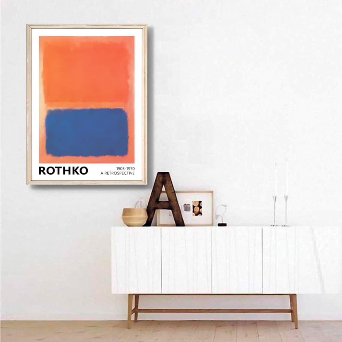 Mark Rothko - Blue and Orange Art Print - Image 3