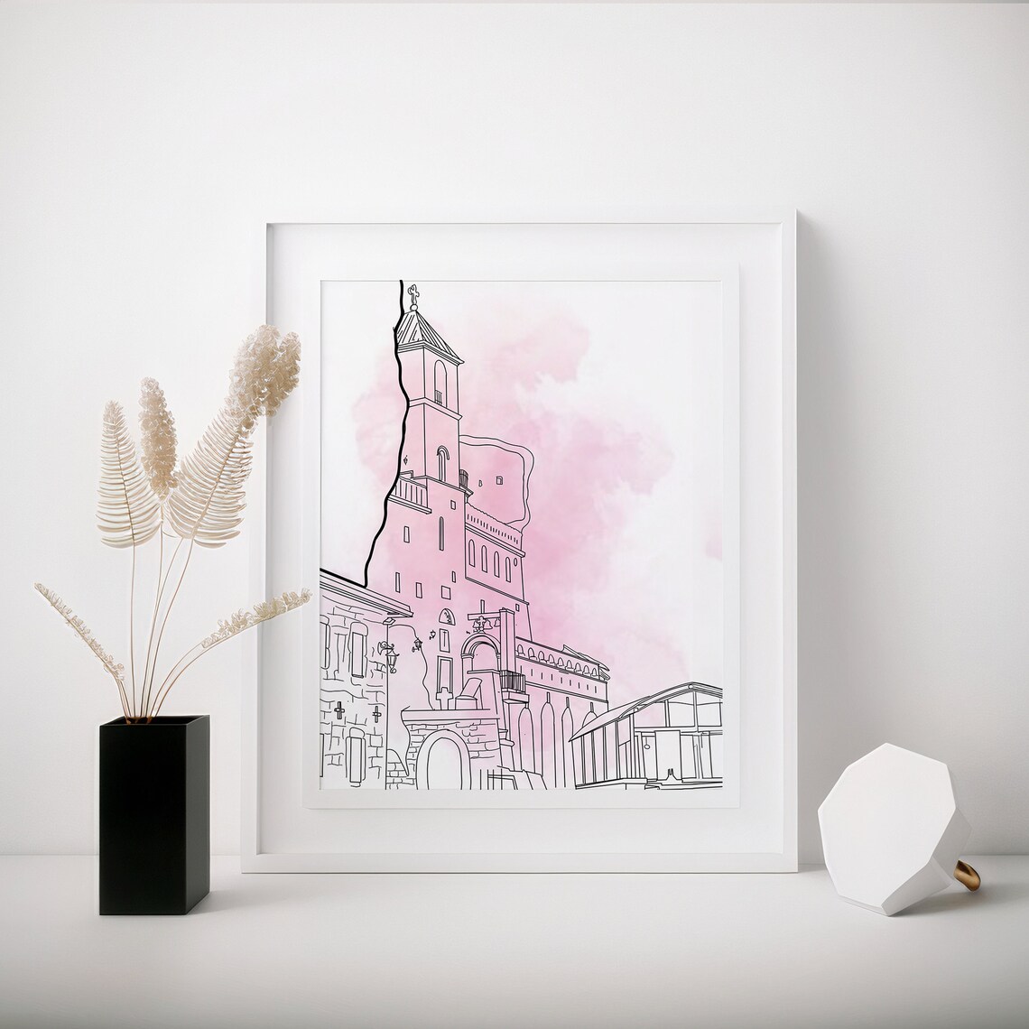 Personalized House Line Drawing, First Home Gift - Image 2