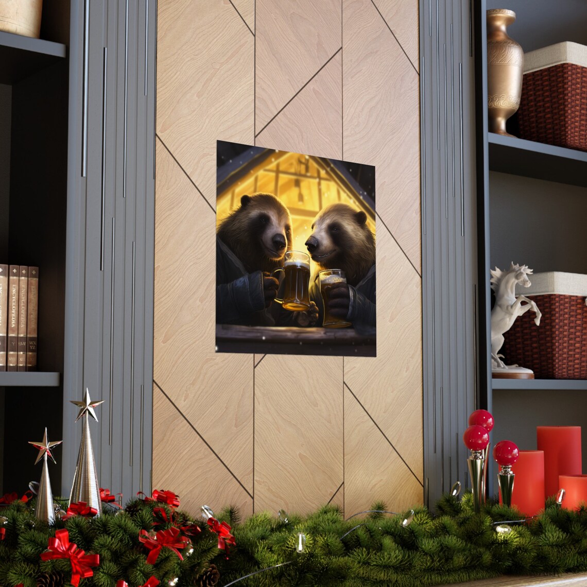 Honey Badger Don't Care, Man Cave Decor Poster - Image 3