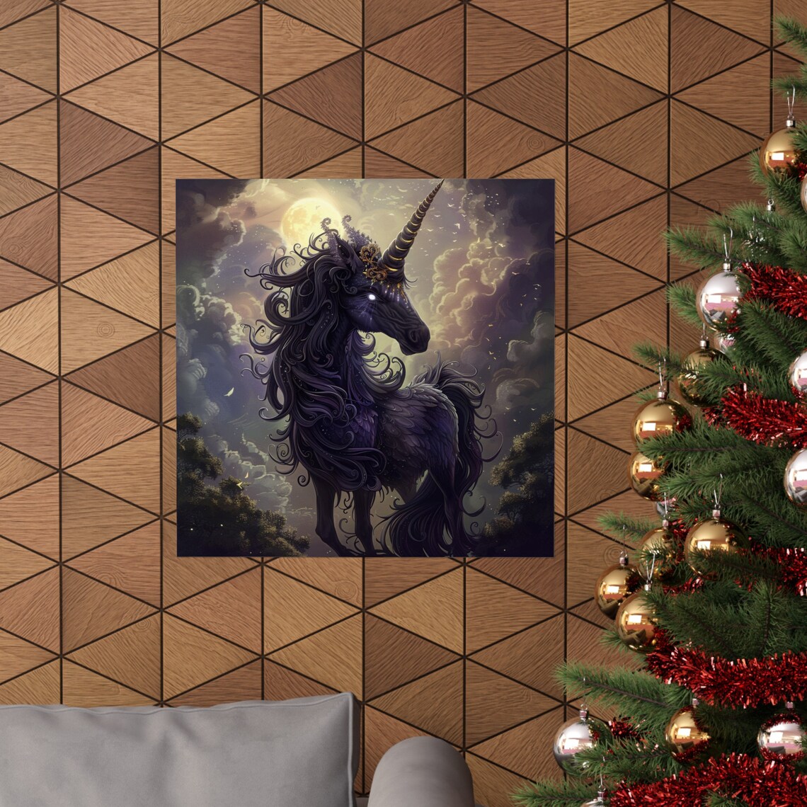 Mystical Unicorn Fantasy Lovers Art Print - Image 4
