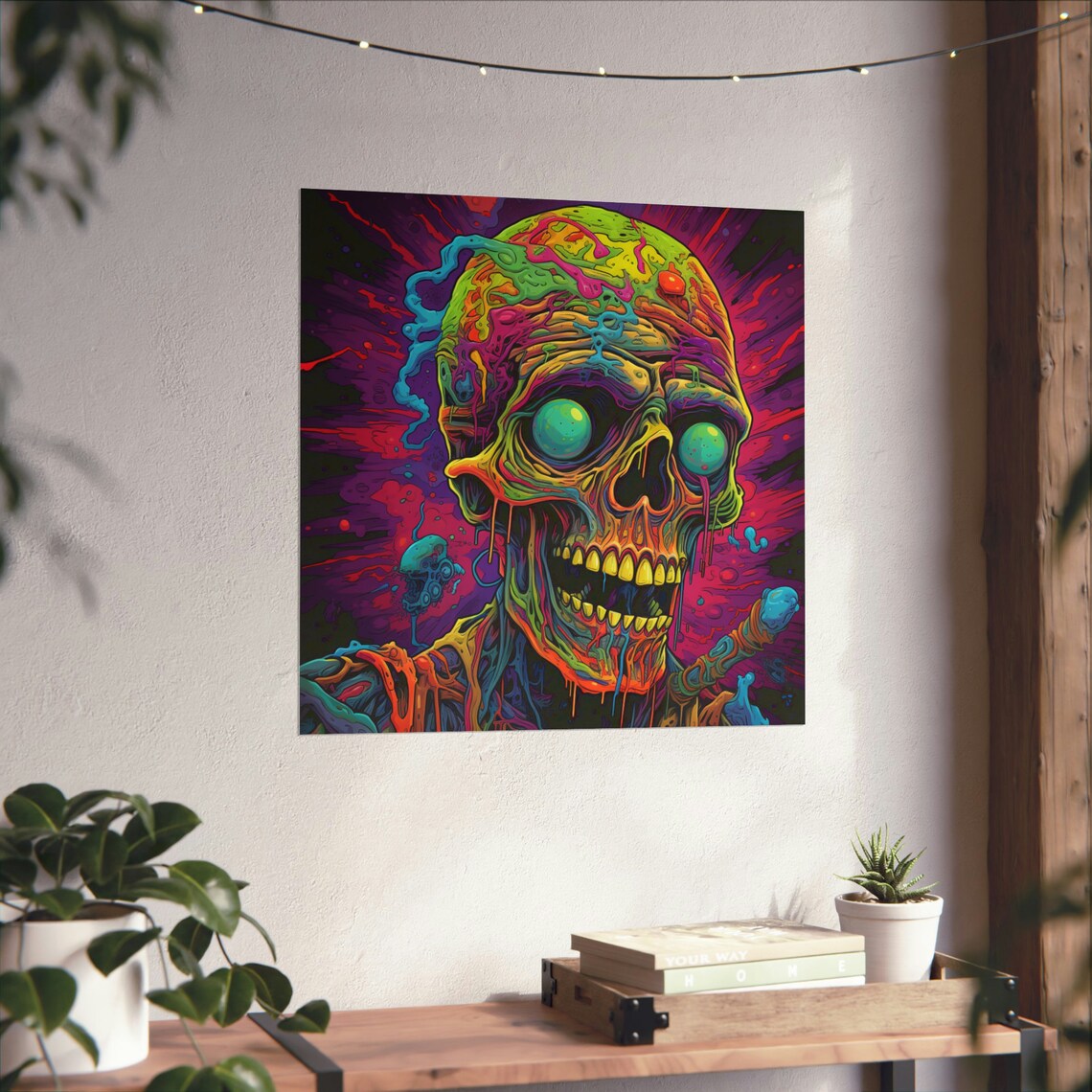 Psychedelic Zombie, Trippy Poster Art - Image 3