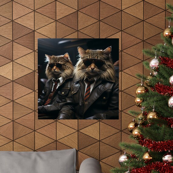 Puss In Black - Security Paws Cats In Suits