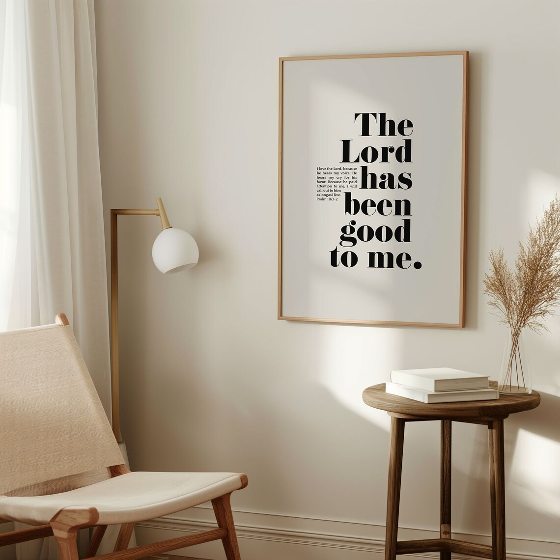 Psalm 116 Bible Quote Art Print, Christian Decor - Image 5