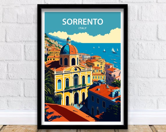 Sorrento Italy Travel Poster