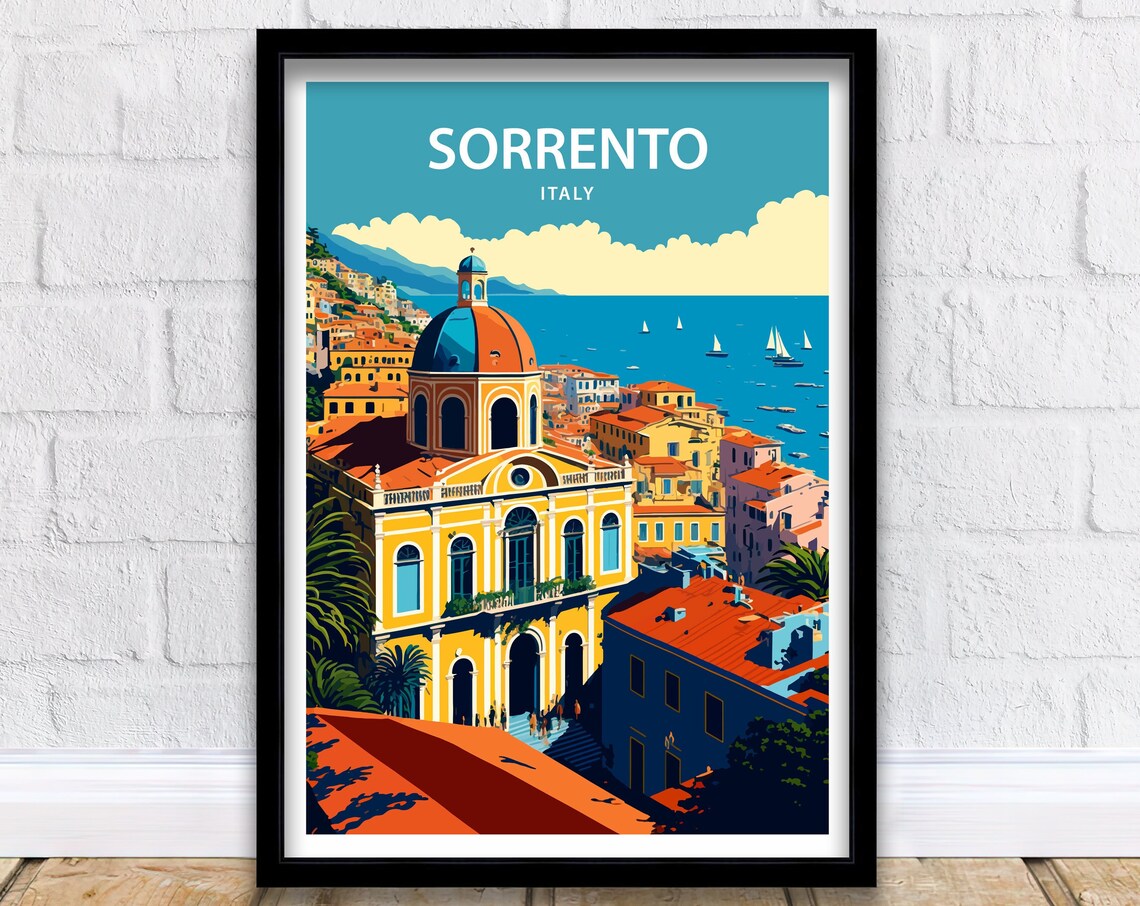 Sorrento Italy Travel Poster
