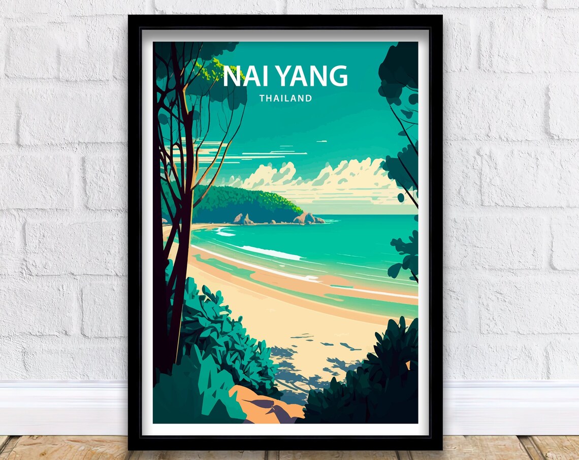 Thailand Travel Poster, Travel Poster