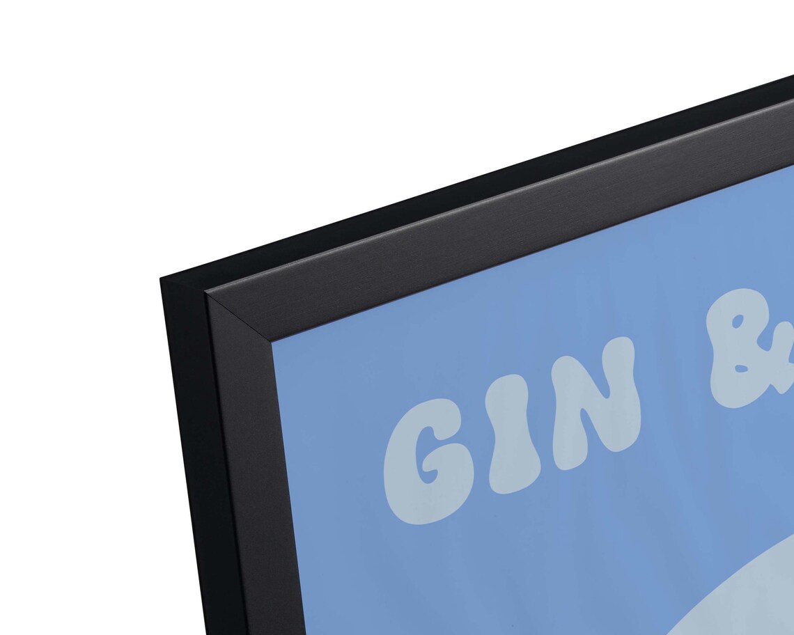 Retro Gin and Tonic Cocktail Poster for a Kitchen Bar Home Decor - Image 2