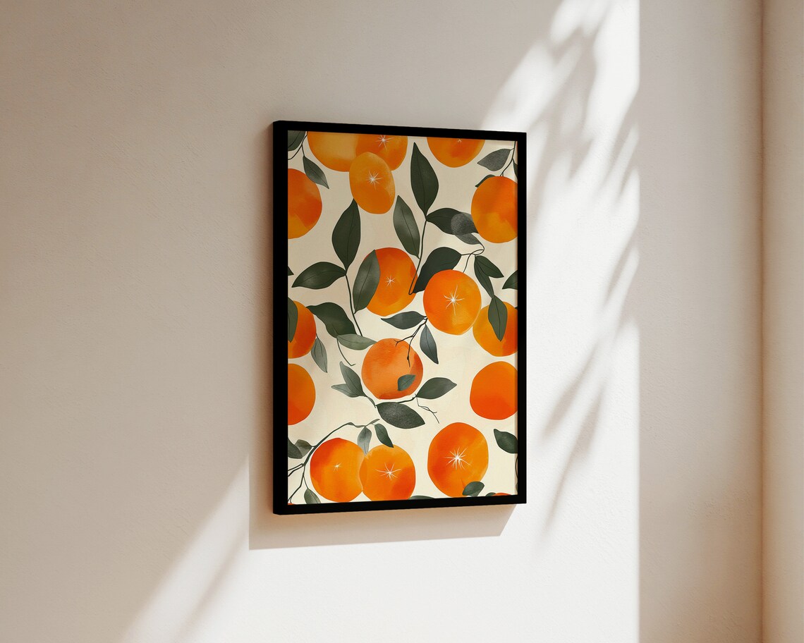 Mid Century Fruit Kitchen Art Print, Spain Print - Image 3