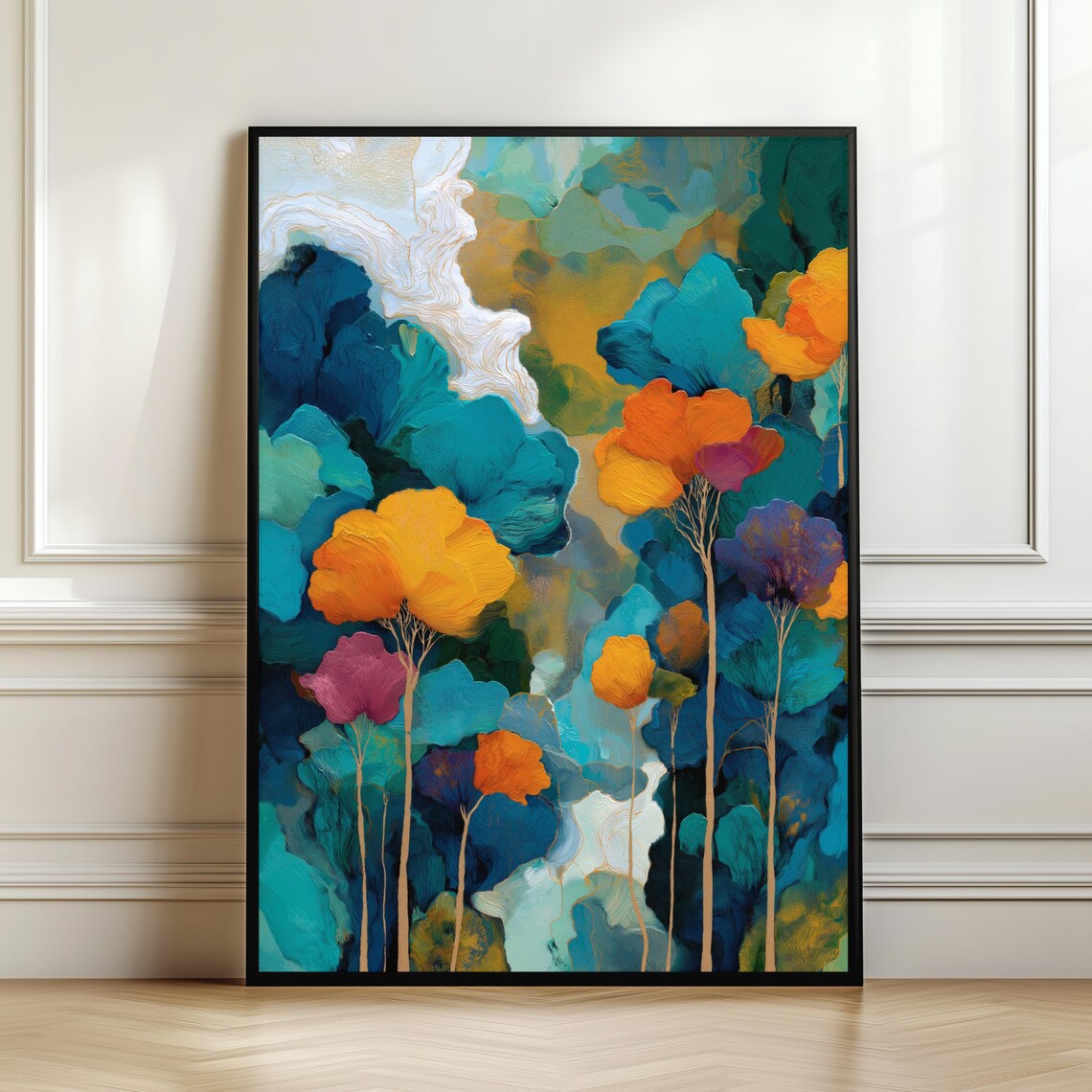 Abstract Forest Botanical Tree Art Print