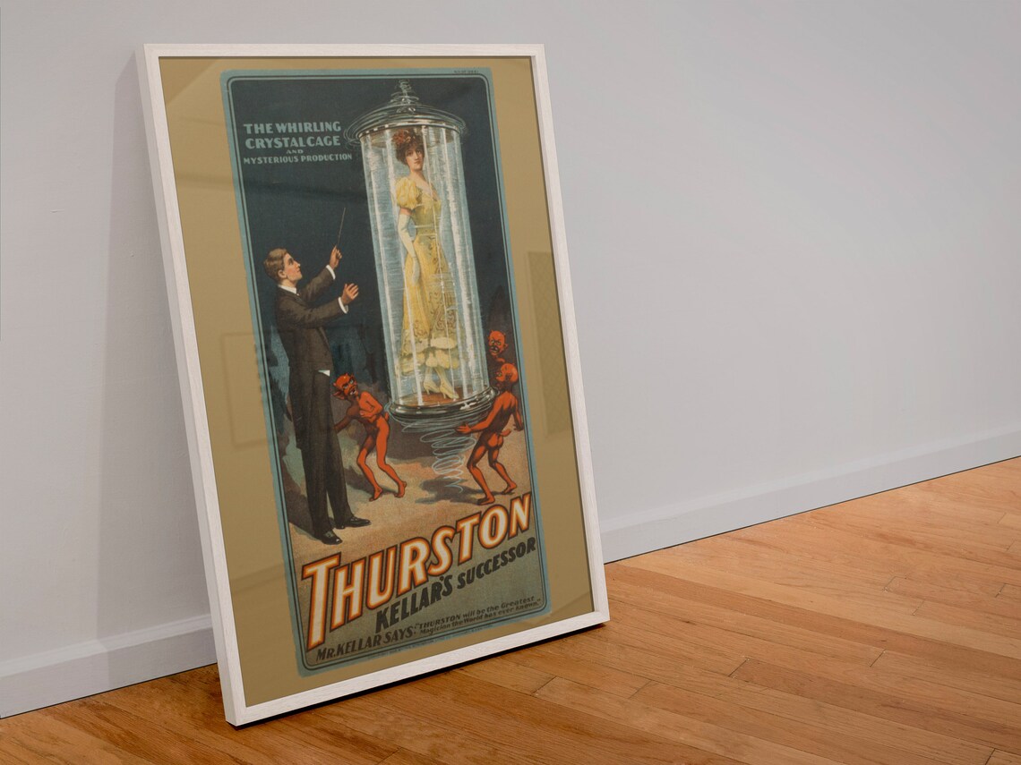 Thurston The Crystal Cage, Classic 1908 Magic Show - Image 4