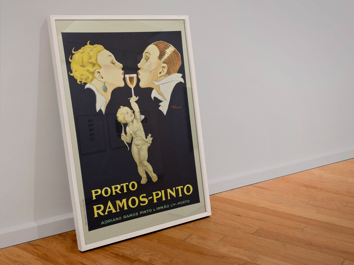 Porto Ramos Pinto 1920s Vintage Port Poster - Image 4