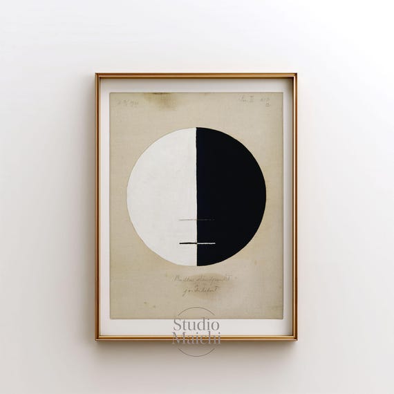 Hilma Af Klint Buddha Geometric Abstract Wall Art Modern Poster Bauhaus Print Minimalist Art Art