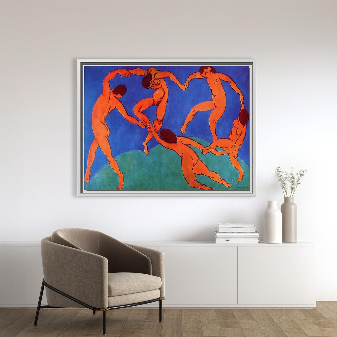 Matisse La Danse Red Dancers Blue Circle Iconic Fauvist Poster - Image 2