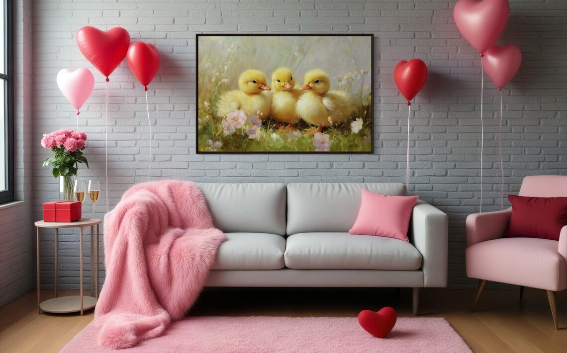 Adorable Duckling Vintage Farmhouse Art Print - Image 4