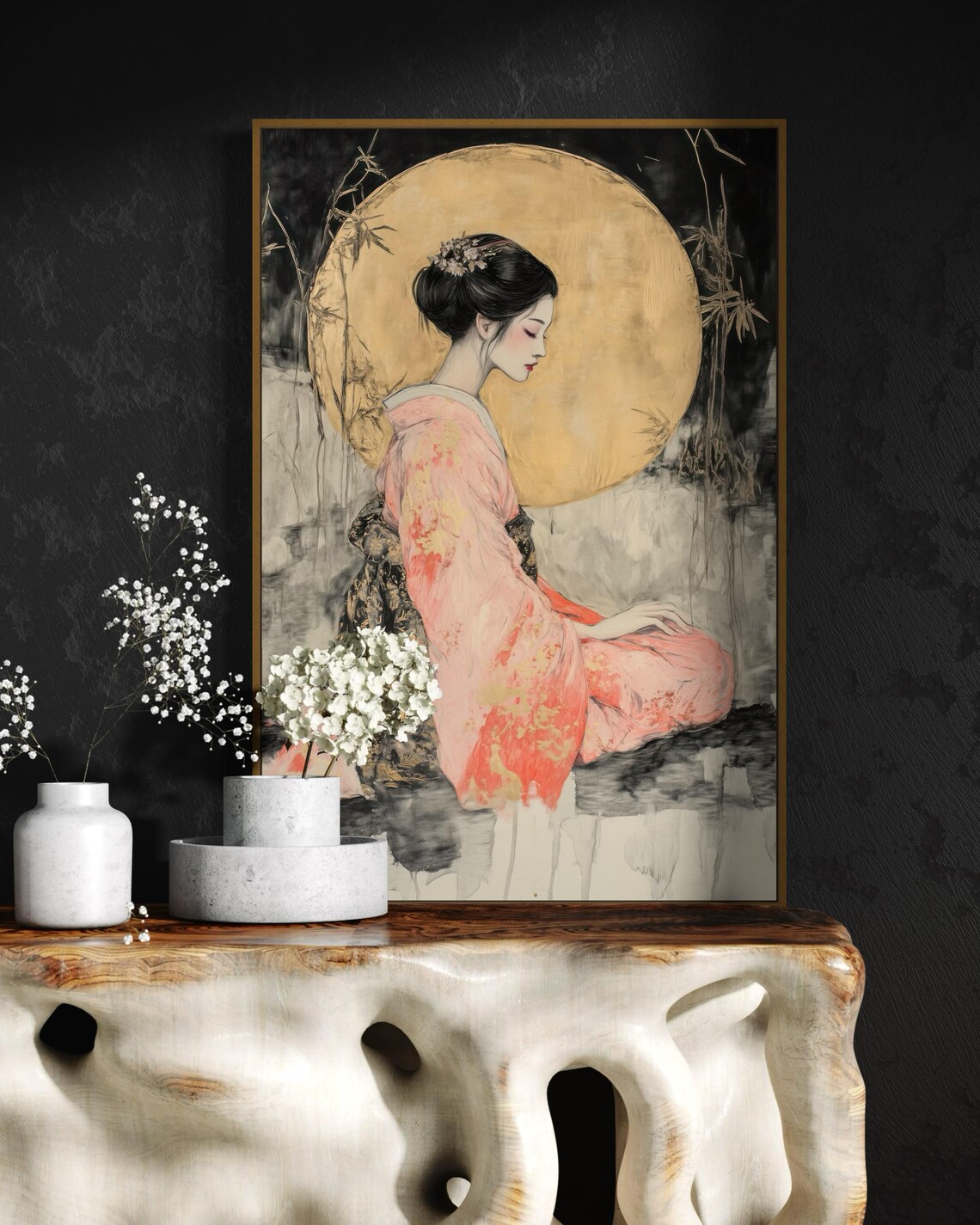 Geisha Wall Art, Classic Japanese Asian Art Print - Image 4