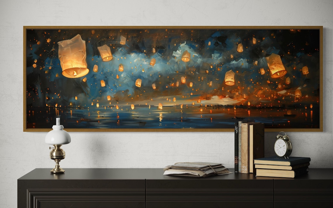 Van Gogh-Inspired Starry Night Lantern Art Print - Image 5