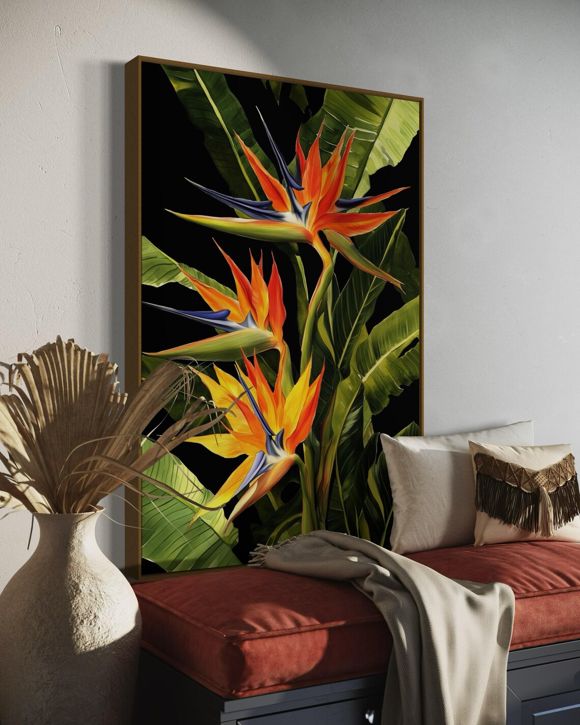 Bird Of Paradise Art Print, Tropical Botanical Decor - Image 4