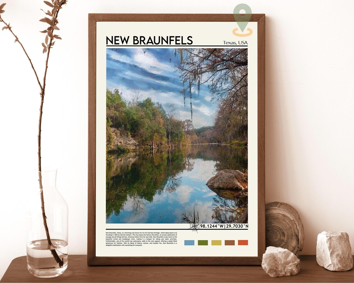 New Braunfels Print New Braunfels Wall Art New Braunfels Poster New Braunfels Photo New Braunfels Poster Print New Braunfels Texas