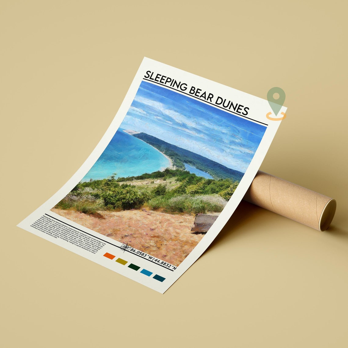 Sleeping Bear Dunes Print Sleeping Bear Dunes Wall Art Sleeping Bear Dunes Poster Sleeping Bear Dunes Photo Sleeping Bear Dunes Poster - Image 5
