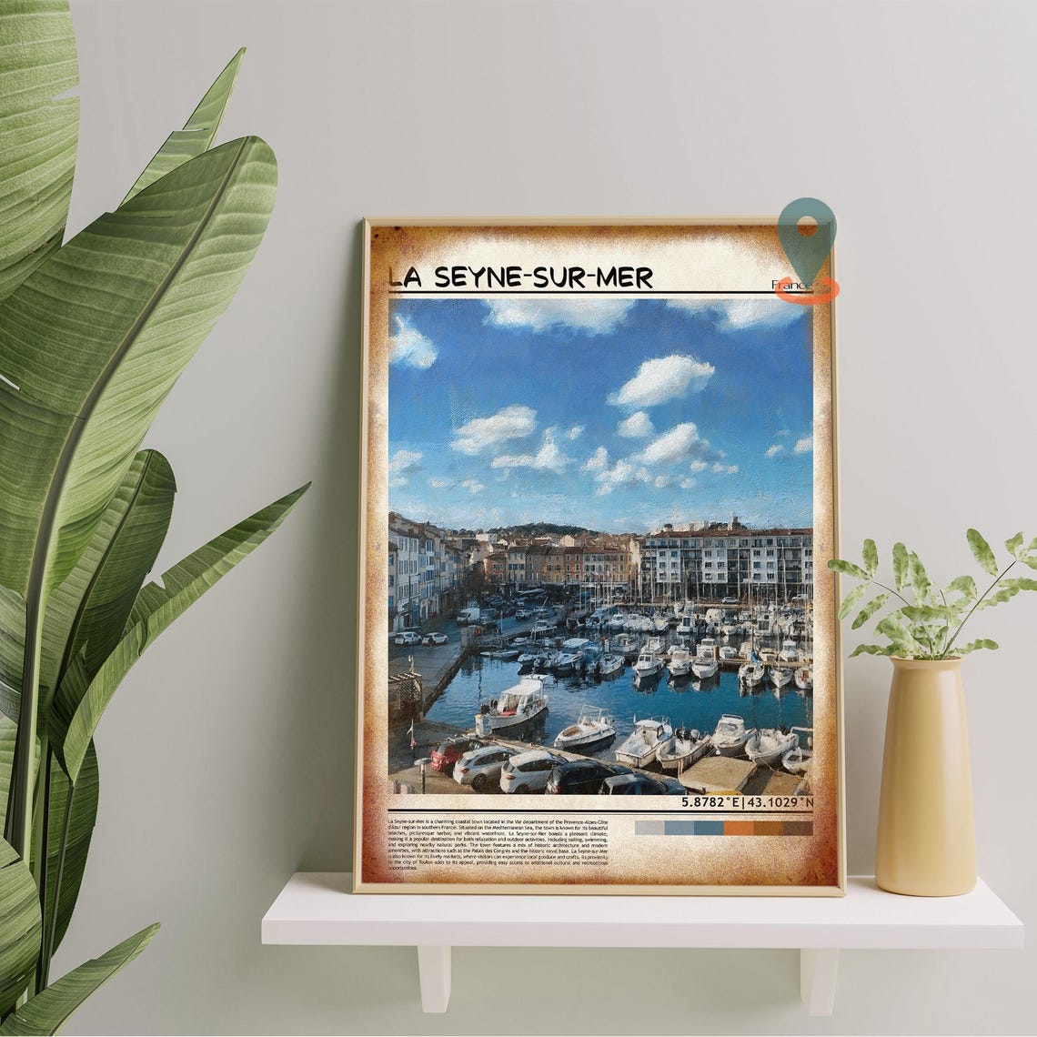 La Seyne Sur Mer Print La Seyne Sur Mer Wall Art La Seyne Sur Mer Poster La Seyne Sur Mer Photo La Seyne Sur Mer France - Image 4