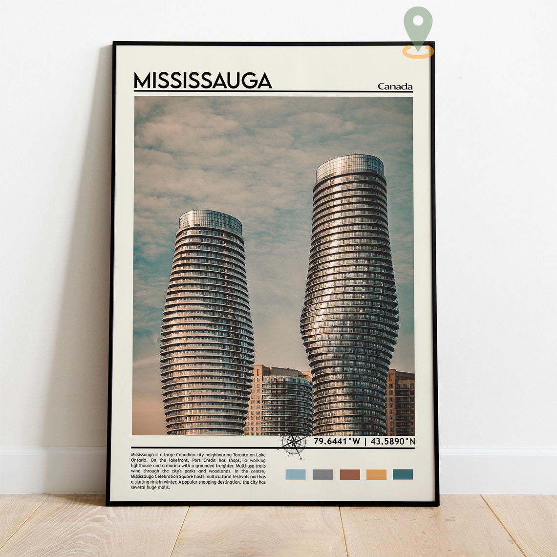 Mississauga Print Mississauga Poster Mississauga Wall Art Mississauga Travel Mississauga Art Print Mississauga Canada Print Ontario - Image 5