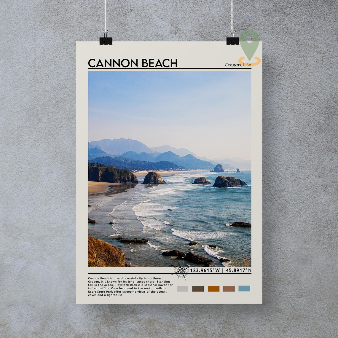 Canon Beach Print Canon Beach Wall Art Canon Beach Poster Canon Beach Photo Canon Beach Poster Print Vintage Canon Beach Poster - Image 4