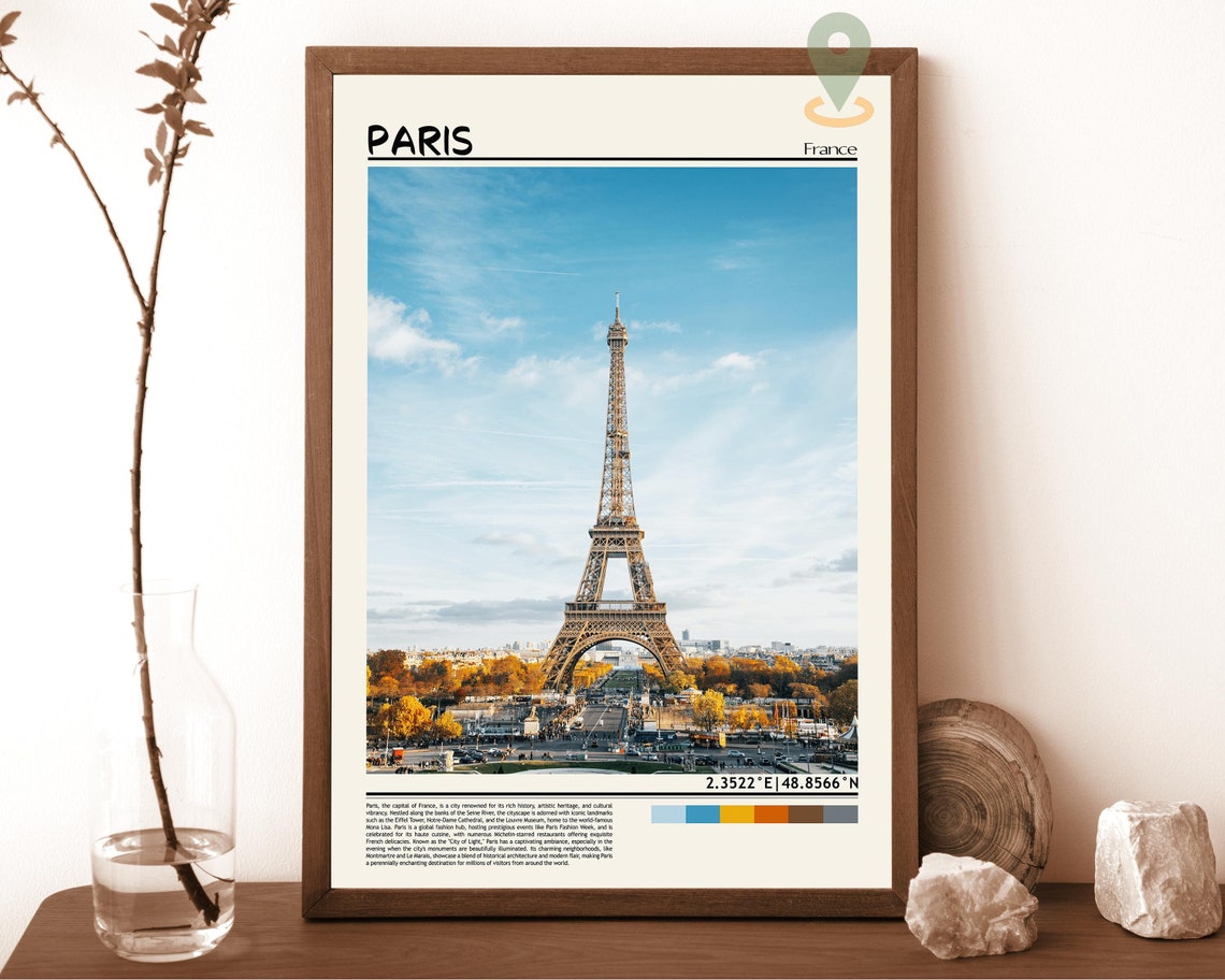 Paris Print Paris Art Paris Poster Paris Photo Paris Poster Print Paris Painting France Travel Poster Paris Wall Art Paris Cityscape