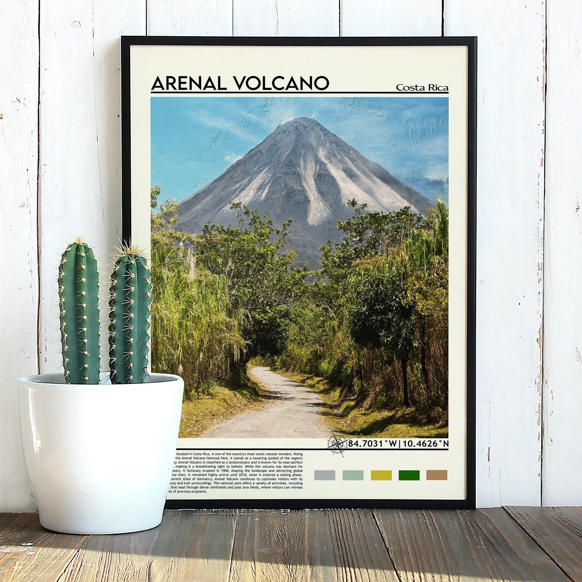 Arenal Volcano Print Arenal Volcano Poster Arenal Volcano Wall Art Arenal Volcano Travel Arenal Volcano Art Print Arenal Volcano Photo - Image 3