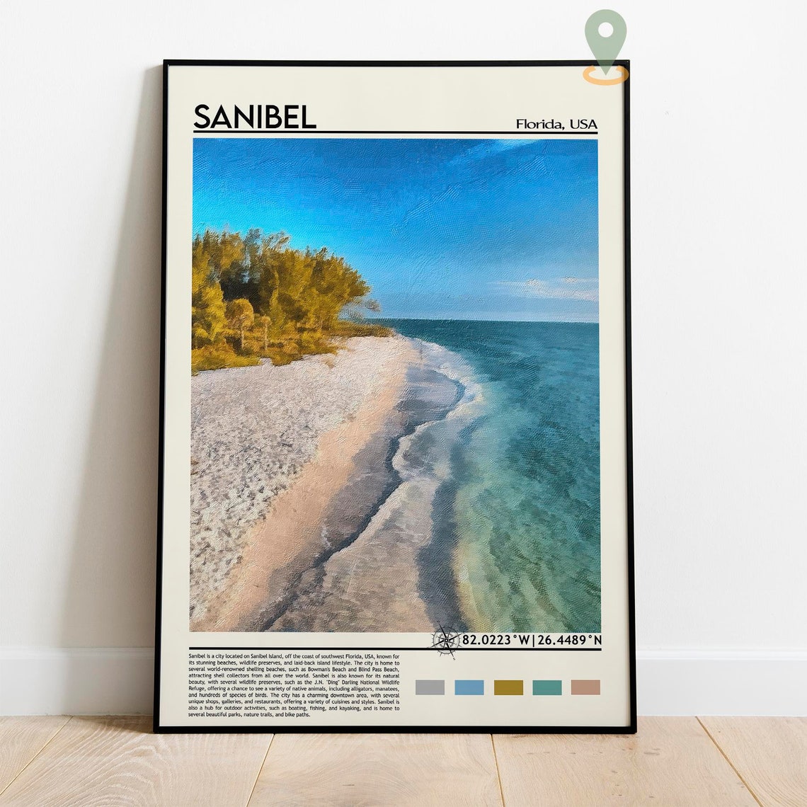 Sanibel Print Sanibel Poster Sanibel Wall Art Sanibel Travel Sanibel Art Print Sanibel Artwork Sanibel Photo Sanibel Florida Print - Image 3
