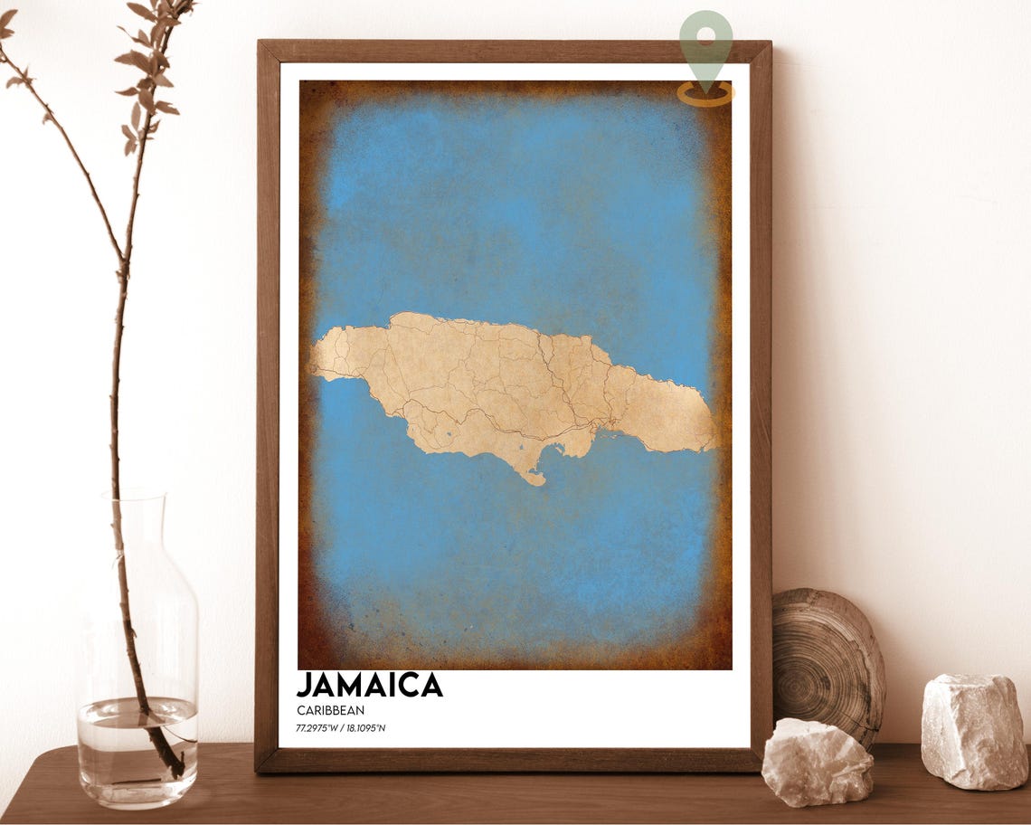 Jamaica Print Jamaica Wall Art Jamaica Poster Jamaica Photo Jamaica Poster Print Jamaica Travel Poster Jamaica Island Poster