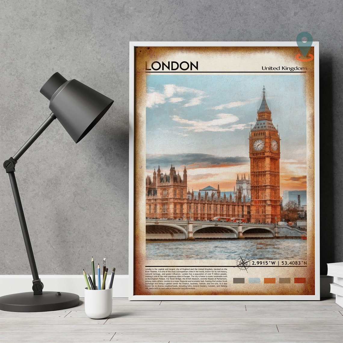 London Print London Poster London Wall Art London Travel London Art Print London Artwork London Photo United Kingdom Print London - Image 4