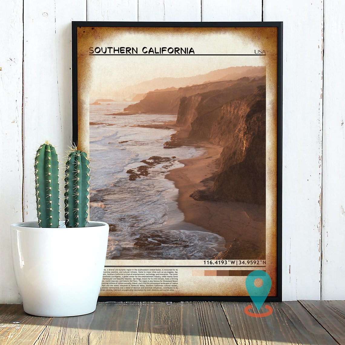 Southern California Print California Wall Art Southern California Poster California Photo California Wallart California Painting - Image 2