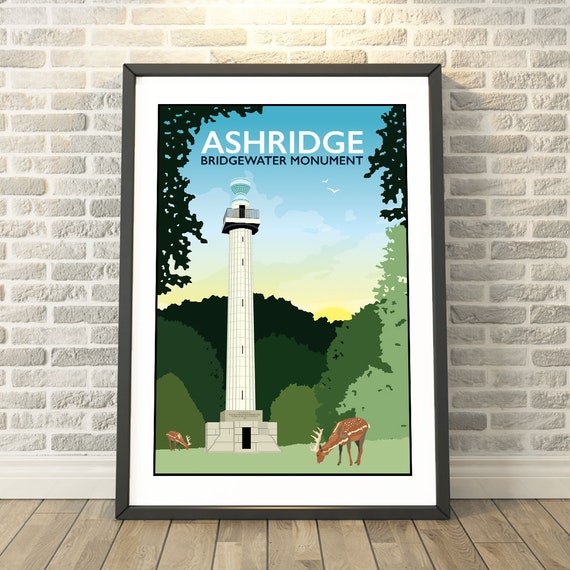 Bridgewater Monument Ashridge Hertfordshire Capturing A Memory Travel Prints And Gifts By Tabitha Mary