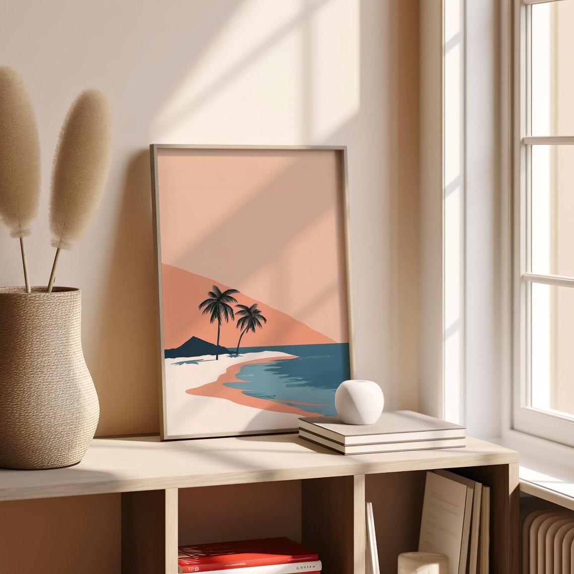 Peachy Paradise - Minimalist Travel Poster - Image 4